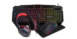 Silverline CM120 Gaming Combo Set 4in1 Black HU SICM120