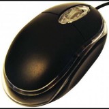 SilverLine OM-290 USB egér fekete (OM-290BK-USB) - Egér