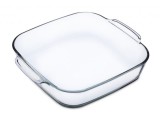 SIMAX Glass that Lasts Simax Hőálló Szögletes tál-kacsasütő, 36,8 x 31,8 x 7,5 cm, 5.2 literes