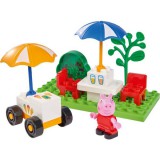 Simba BIG: Bloxx - Peppa malac fagylaltos kocsija építőjáték szett