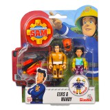 Simba Sam, a tűzoltó: 2 darabos figura - Elvis és Mandy