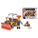 Simba Sam, a tűzoltó: Winter Mercury Quad Sam figurával - 12 cm