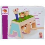 Simba Toys Fa kopogtató Pop-Up készségfejlesztő kalapáccsal - Eichhorn