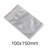 Simítózáras tasak 100x150 mm 40mic
