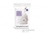 SimpleHuman CW0169 J-típusú egyedi méretezésű szemetes zsák újratöltő csomag (20db)