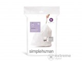 SimpleHuman CW0171 K-típusú egyedi méretezésű szemetes zsák újratöltő csomag (20db)