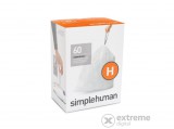 SimpleHuman CW0258 H-típusú egyedi méretezésű szemetes zsák újratöltő csomag (60 db)