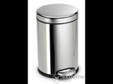SimpleHuman CW1851CB 4,5l-es kerek, pedálos szemetes, fényes rozsdamentes