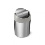 SimpleHuman CW2084 1.5literes mini asztali szemetes rozsdamentes ezüst (CW2084)