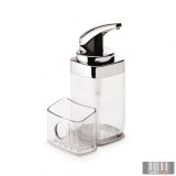 SimpleHuman KT1159 négyszögletes pumpás szappanadagoló szivacstartóval - 650ml