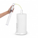 simplehuman KT1199 konyhai papírtörlő tartó tisztítószer permetezővel, fehér