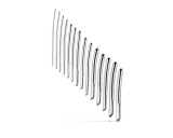 SINNER 174 - íves, acél dilátor szett (14 részes)