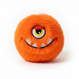 Sípoló, kutya labda – plüss monster, narancssárga