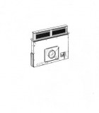 Sirius S-DD11 PUSH UP EM pultba beépíthető inox színű páraelszívó, motor nélkül, 81 cm