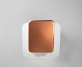 Sirius SLTC 103 fehér üveg réz kerámia betéttel fali páraelszívó