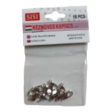 Sisi Delfin kapocs 10 db 14x8 mm ezüst