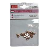 Sisi Delfin kapocs 15 db 11,5 x 6 mm arany