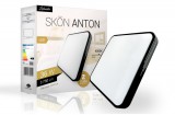 Skön Anton 36 W-os fekete színű mennyezeti lámpa, IP20-as védettségű