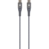 SKROSS Steel Line szinkronkábel USB-C és USB-C csatlakozóval - 120 cm