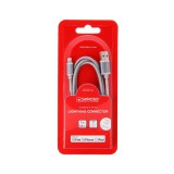 SKROSS Steel Line USB kábel, töltő (lightning) 1m (2.700241) (2.700241)