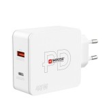 SKROSS USB-C, USB-A hálózati töltő 48W (SKCH000148WPDEUCN) (SKCH000148WPDEUCN)