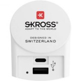 SKROSS USB töltő A és C típusú bemenettel (1.302423)