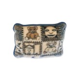 Sleepy-Gyermek Párna Macis mintával 100% Bárány gyapjú 40x50cm