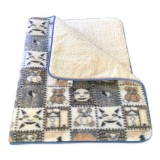 Sleepy-Gyermek Takaró Macis mintával 100% Bárány gyapjú