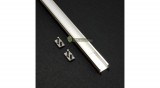 SLIM LED aluprofil 1000 mm, fedővel, záróvégekkel