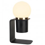 SLV LED asztali lámpa, hordozható, fekete, Tonila