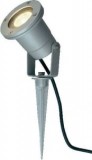 SLV Nautilus Spike LED Kerti fényszóró 3 részes készlet halogén GU10 18W ezüst-szürke (4064161255675)
