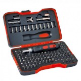 SMA Csavarhúzókészlet, racsnis, 101 db-os