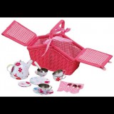 Small Foot Rózsaszín piknik kosár étkészlettel (4020972099808)