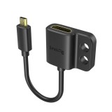 SMALLRIG Ultra Slim 4K micro HDMI - HDMI Adapter kábel (D to A)