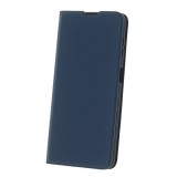 Smart Soft Samsung Galaxy S24 Ultra (2024) oldalra nyíló mágneses könyvtok szilikon belsővel kék