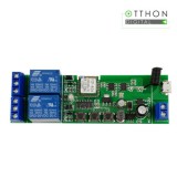 SmartWise » 5V-32V két áramkörös WiFi + RF-es, Sonoff kompatibilis, távvezérelhető okos kapcsoló relé, kontakt kapcsolással és impulzus kapcsolási üzemmóddal