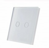 SmartWise T1R2 » Kettős/csillár- , alternatív- / keresztváltó kapcsoló / fali RF távirányító (Sonoff kompatibilis) vezeték nélküli, RF (rádiós), fehér