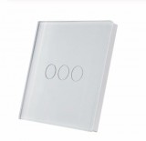 SmartWise T1R3 » Hármas/csillár - (Sonoff kompatibilis) vezeték nélküli, RF (rádiós), alternatív / keresztváltó kapcsoló / fali RF távirányító (fehér)