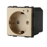 SMARTZILLA Tuya 16A EU moduláris 230V aljzat Wifis arany