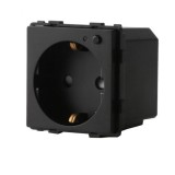 SMARTZILLA Tuya 16A EU moduláris 230V aljzat Wifis fekete