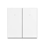 SMARTZILLA Tuya Zigbee Okos kapcsoló 2 csatornás beépíthető fehér