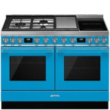 Smeg CPF120IGMPT Portofino kombinált tűzhely türkizkék 120cm