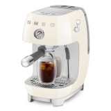 Smeg ECF03CREU espresso kávéfőző cold brew funkcióval retro bézs