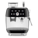 SMEG EGF03 őrlővel kombinált espresso kávéfőző fekete színben (EGF03BLEU)