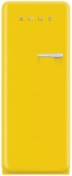 SMEG FAB28LYW5 retro egyajtós hűtőszekrény - balos - sárga