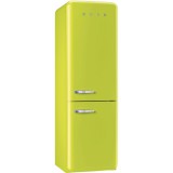 SMEG FAB32RLI5 szabadonálló alulfagyasztós kombinált retro hűtőszekrény - lime zöld - jobbos