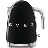 Smeg KLF03BLEU 1,7 L 2400 W Fekete elektromos vízforraló