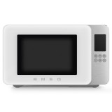 Smeg MOC01WHMEU szabadonálló mikrohullámú sütő Collezione 29L matt fehér