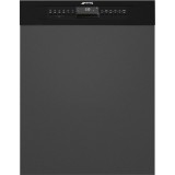 Smeg PL364CN beépíthető mosogatógép fekete kezelőpaneles 60cm