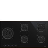 Smeg PV695LCNR beépíthető gáz főzőlap Dolce Stil Novo üvegkerámia-réz 90cm